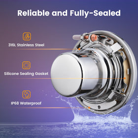 SURAIELEC 316 stainless steel spa light for corrosion resistance