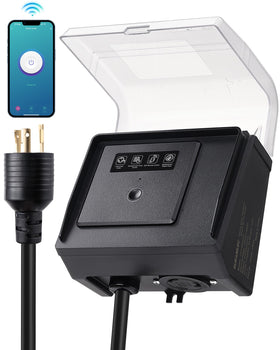 SURAIELEC wifi pool timer with twist-lock L5-20R for secure outdoor connections