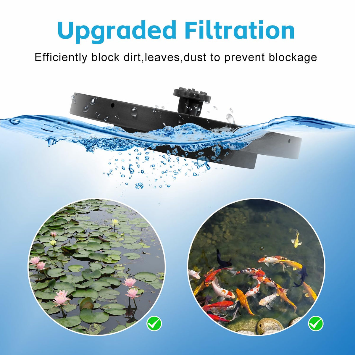 Surborder Outdoor Bird Bath Decor enhances garden ambiance and aeration