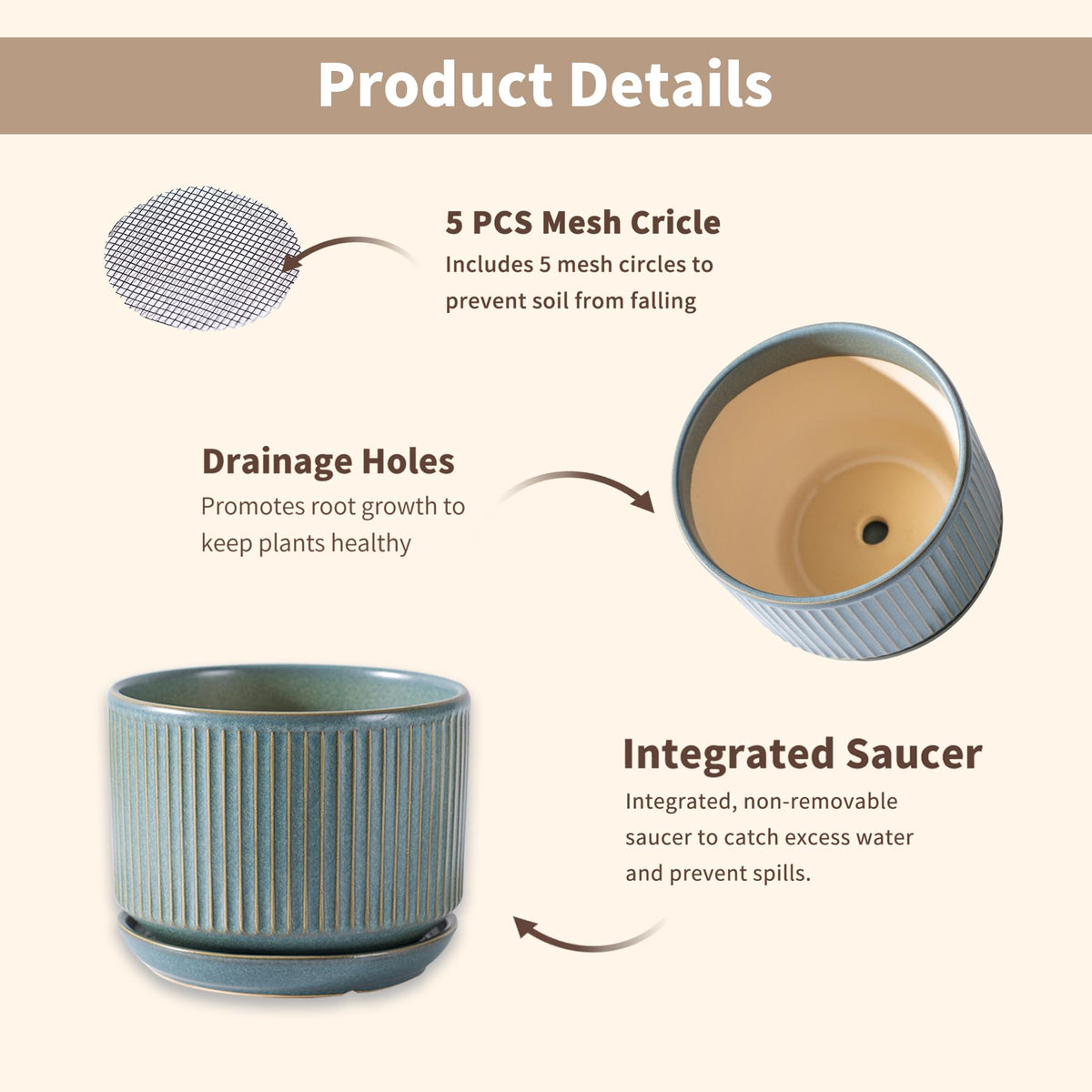 Mesh pads included to support soil moisture management in SURE YUESI planters
