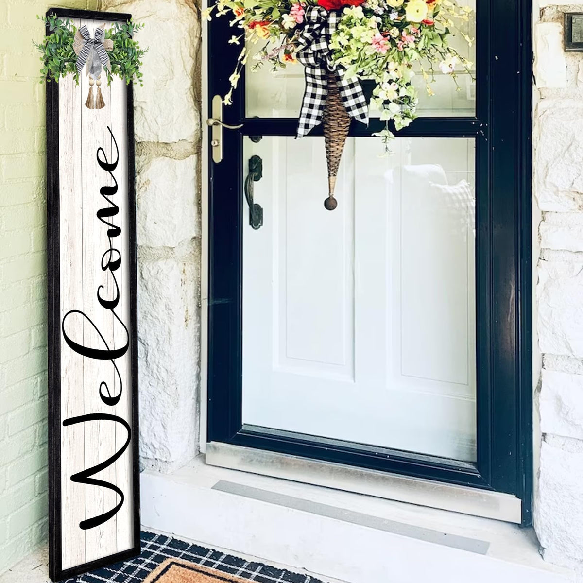 Surfapans welcome sign farmhouse-style decor for porch decor