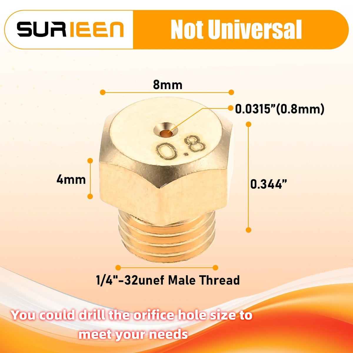 SURIEEN conversion-kit packaging ready for natural gas to propane adjustments.