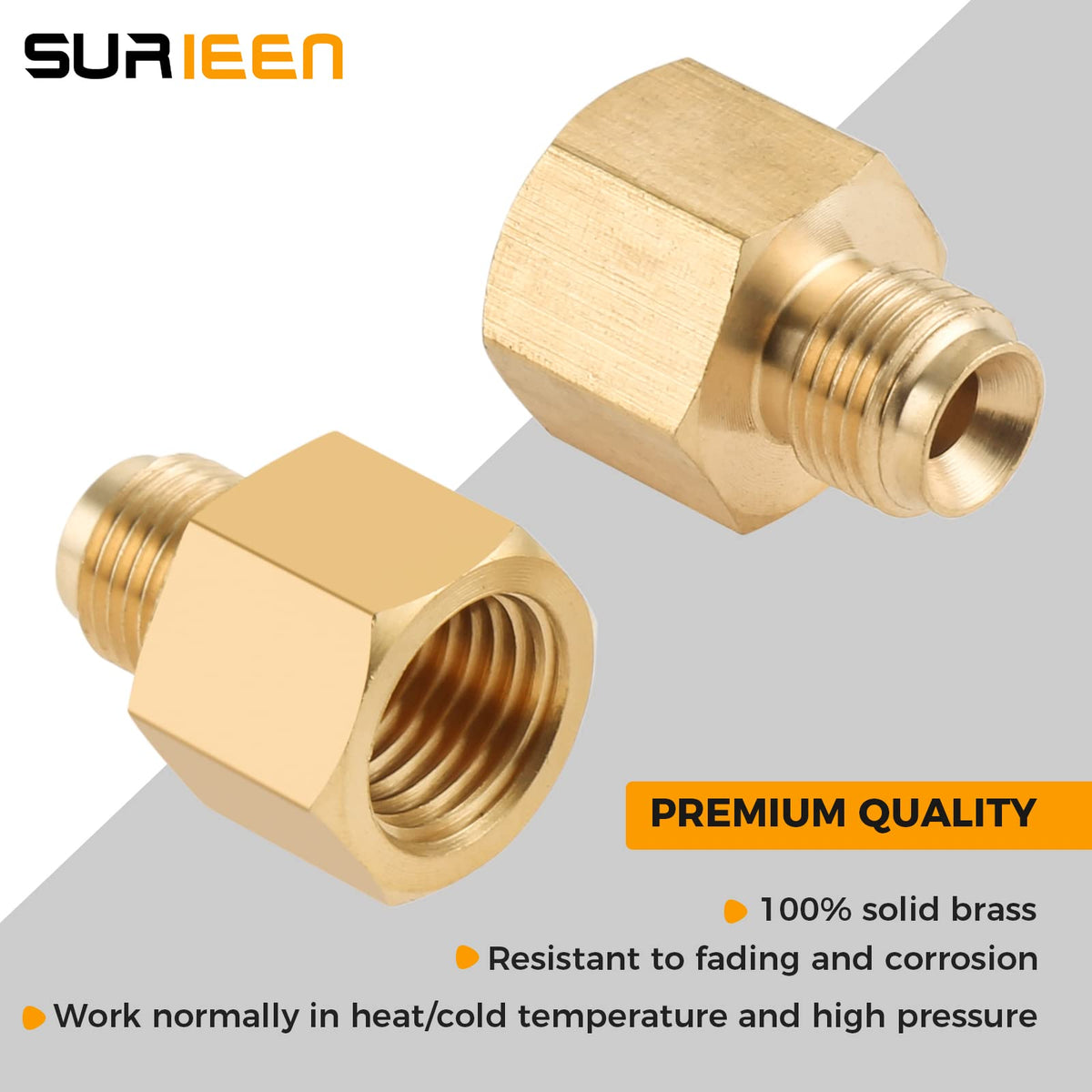 SURIEEN corrosion-resistant finish ideal for wet RV setups.