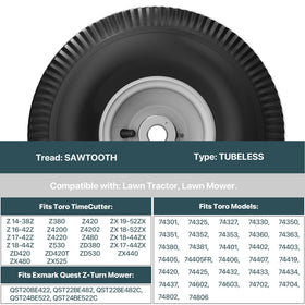 SurpLee two-pack replacement wheels for Toro mowers.