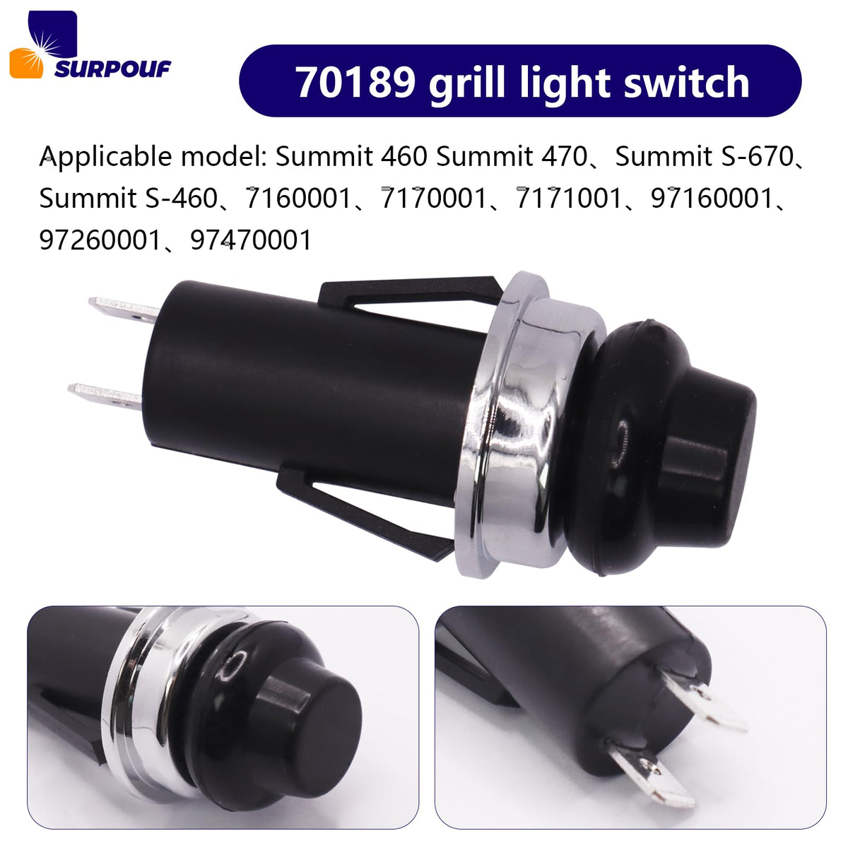 SURPOUF 70189 durable materials promise long-lasting performance for outdoor grills