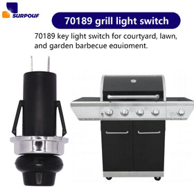 SURPOUF 70189 easy installation guide shows quick mounting on compatible Weber units