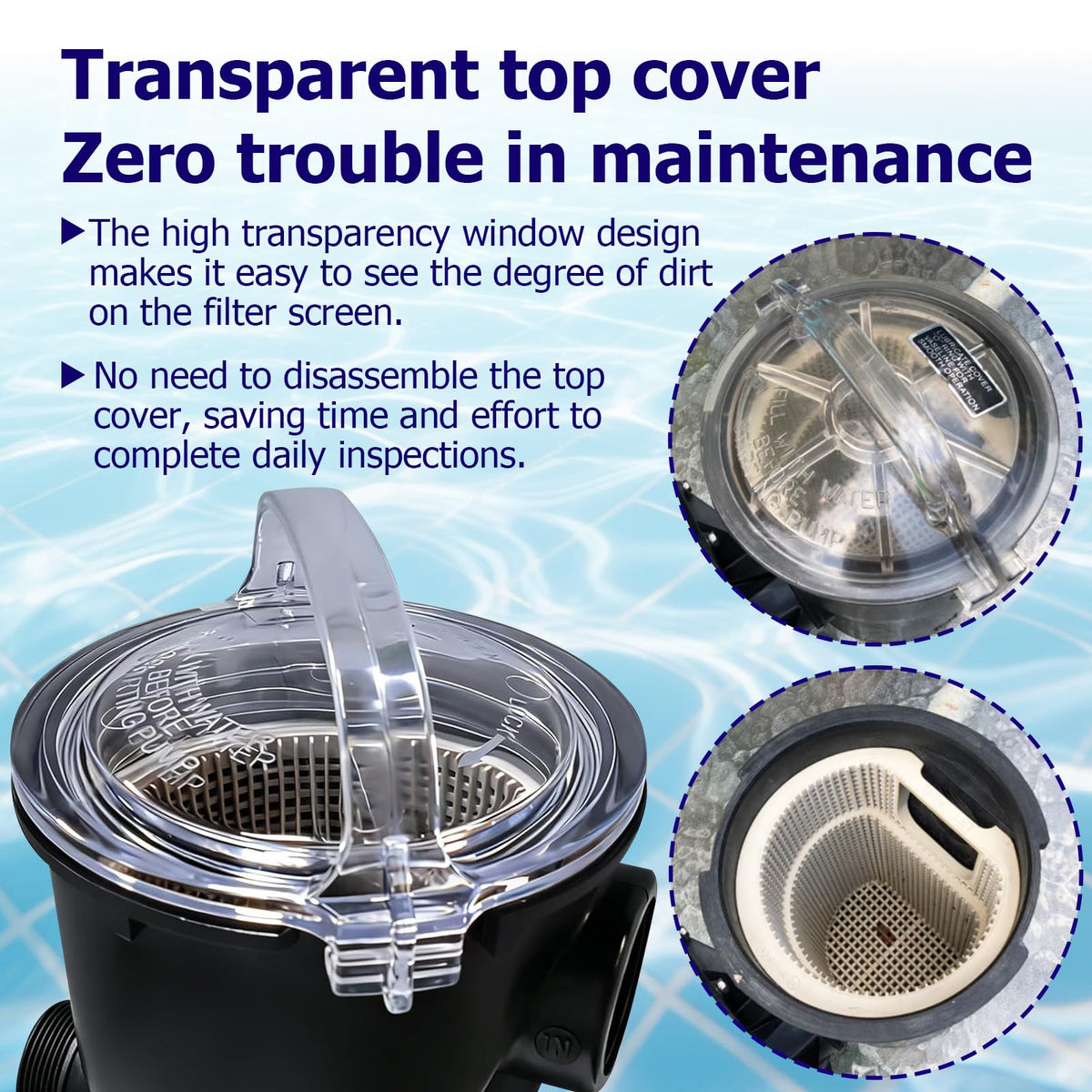 Easy installation compatible SURPOUF SPX1500CAP kit for pump upgrades