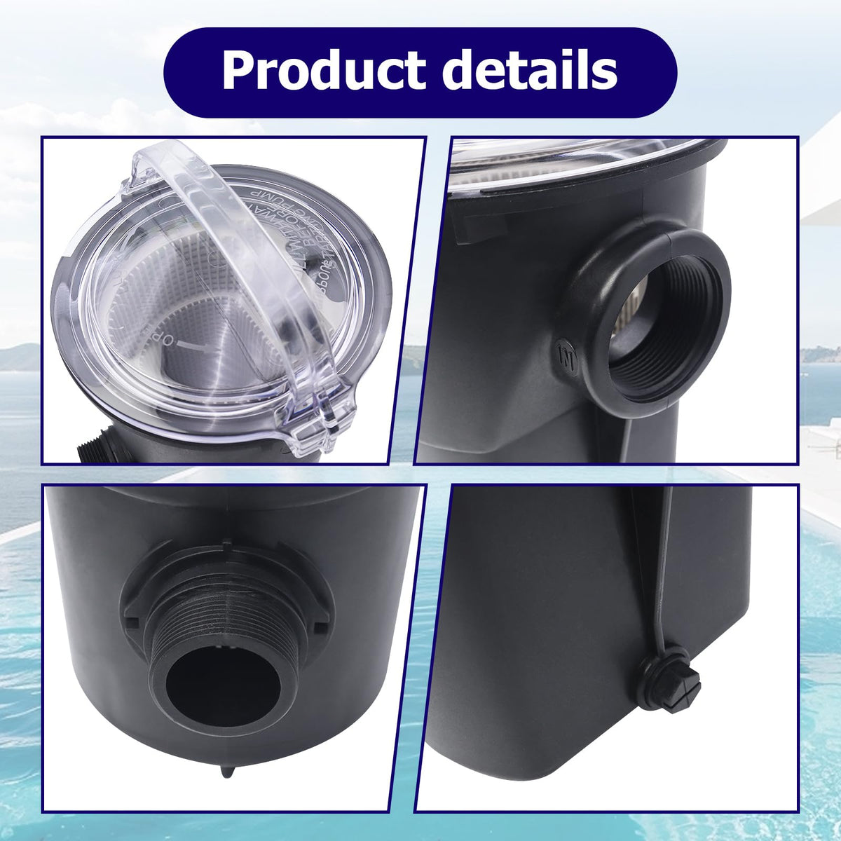 Silicone O-ring seal on SURPOUF SPX1500CAP for leak prevention