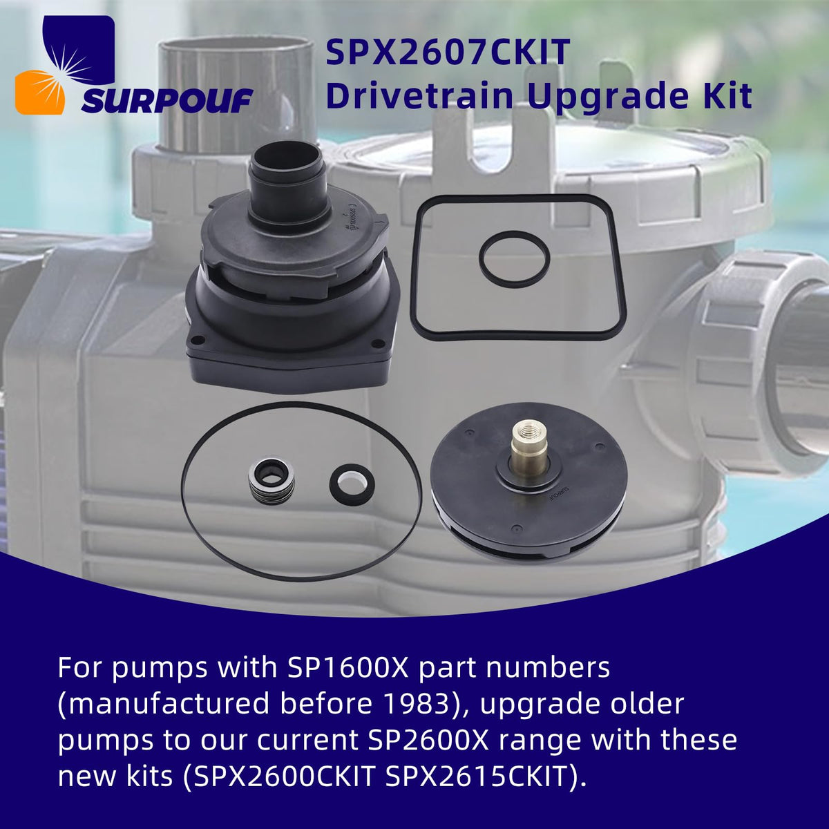 SURPOUF quick, straightforward installation guide for SPX2607CKIT