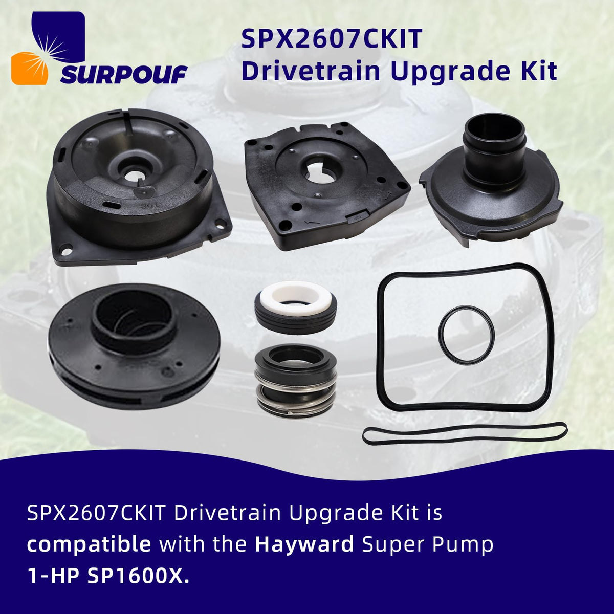 SURPOUF SPX2607CKIT uses high-performance materials for wear resistance