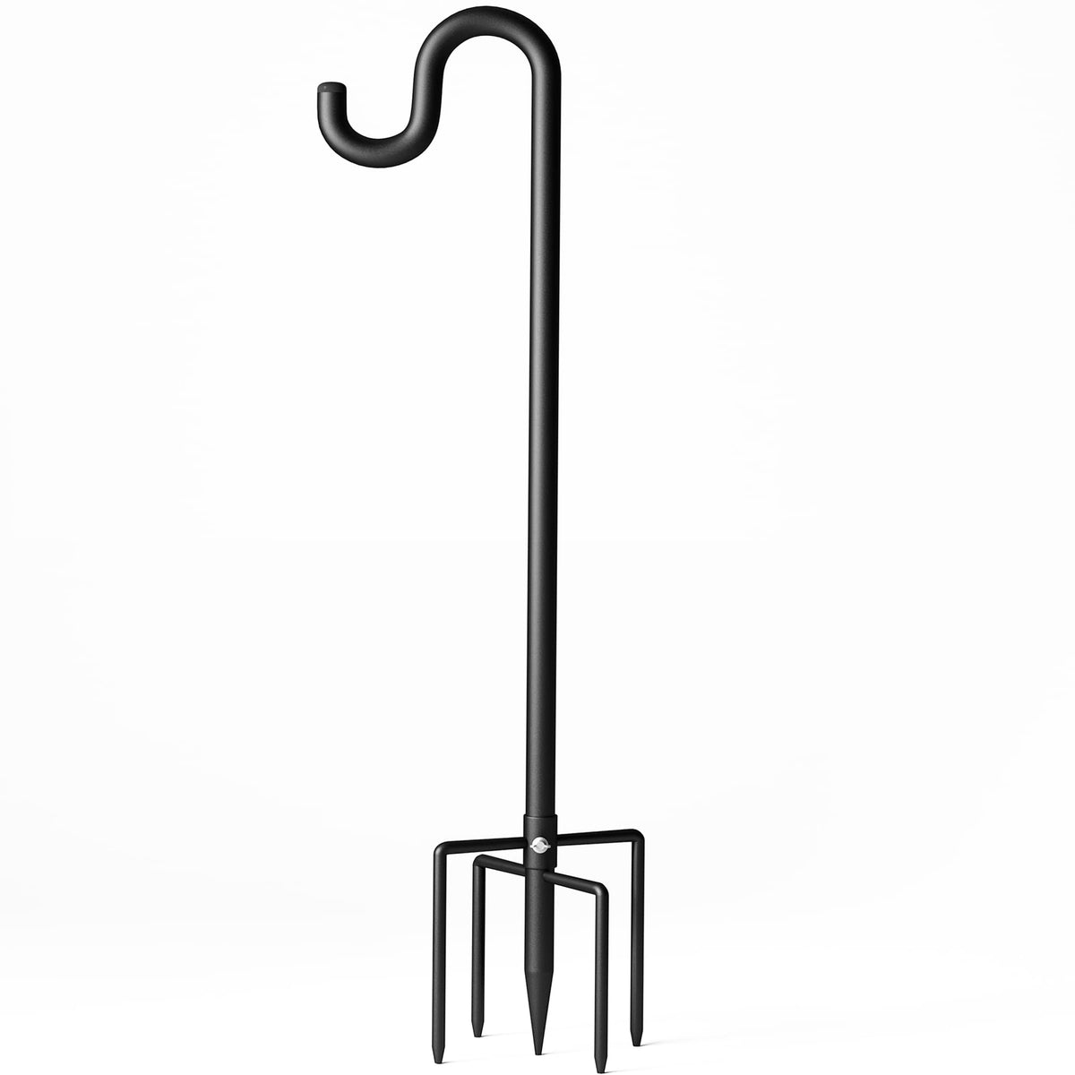 Surprizo 60-inch shepherds hook with 5-prong base for stable outdoor setup