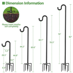 Surprizo bird feeder hanger enables versatile outdoor use for feeders.