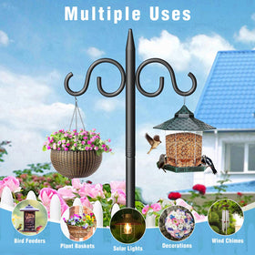 Surprizo hooks hold wind chimes and lanterns securely.