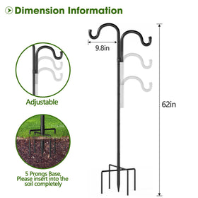 Surprizo modular height adjusts to suit low planters or tall feeders.