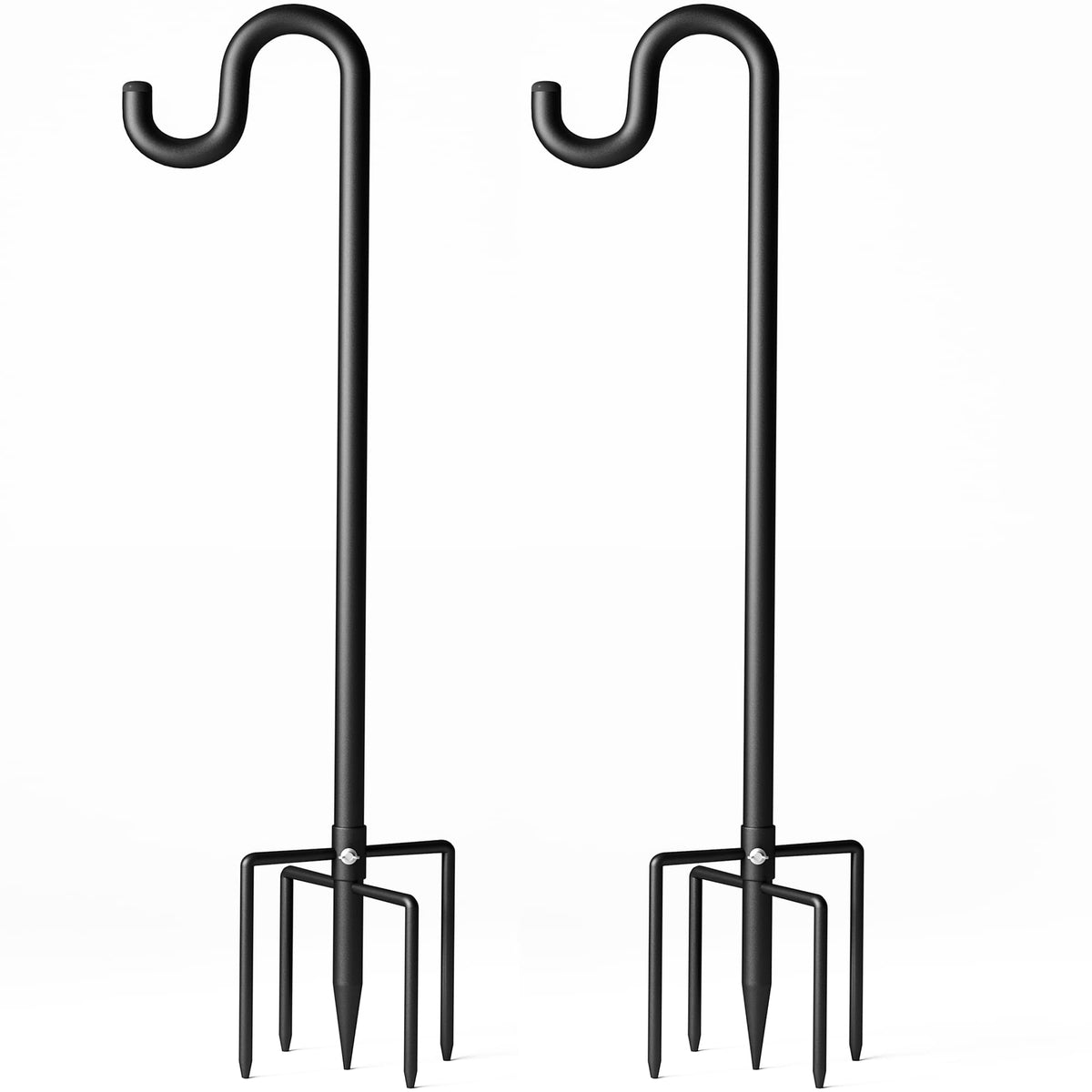 Surprizo Shepherd Hook with five-prong base for stable outdoor setup.