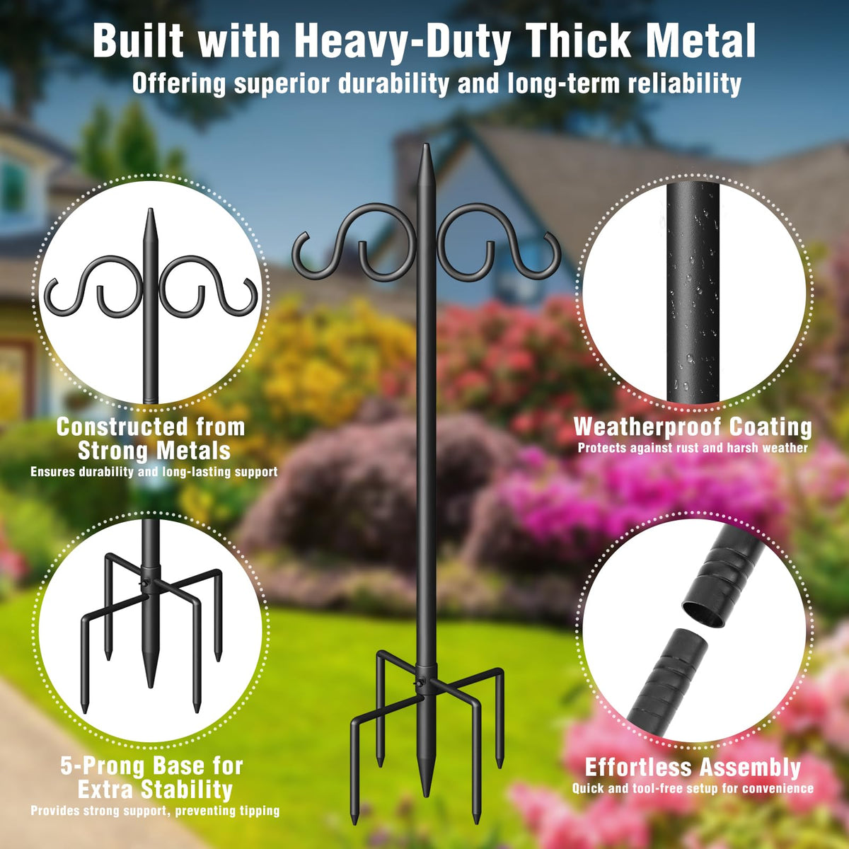 Surprizo weather-resistant coating protecting metal from the elements.