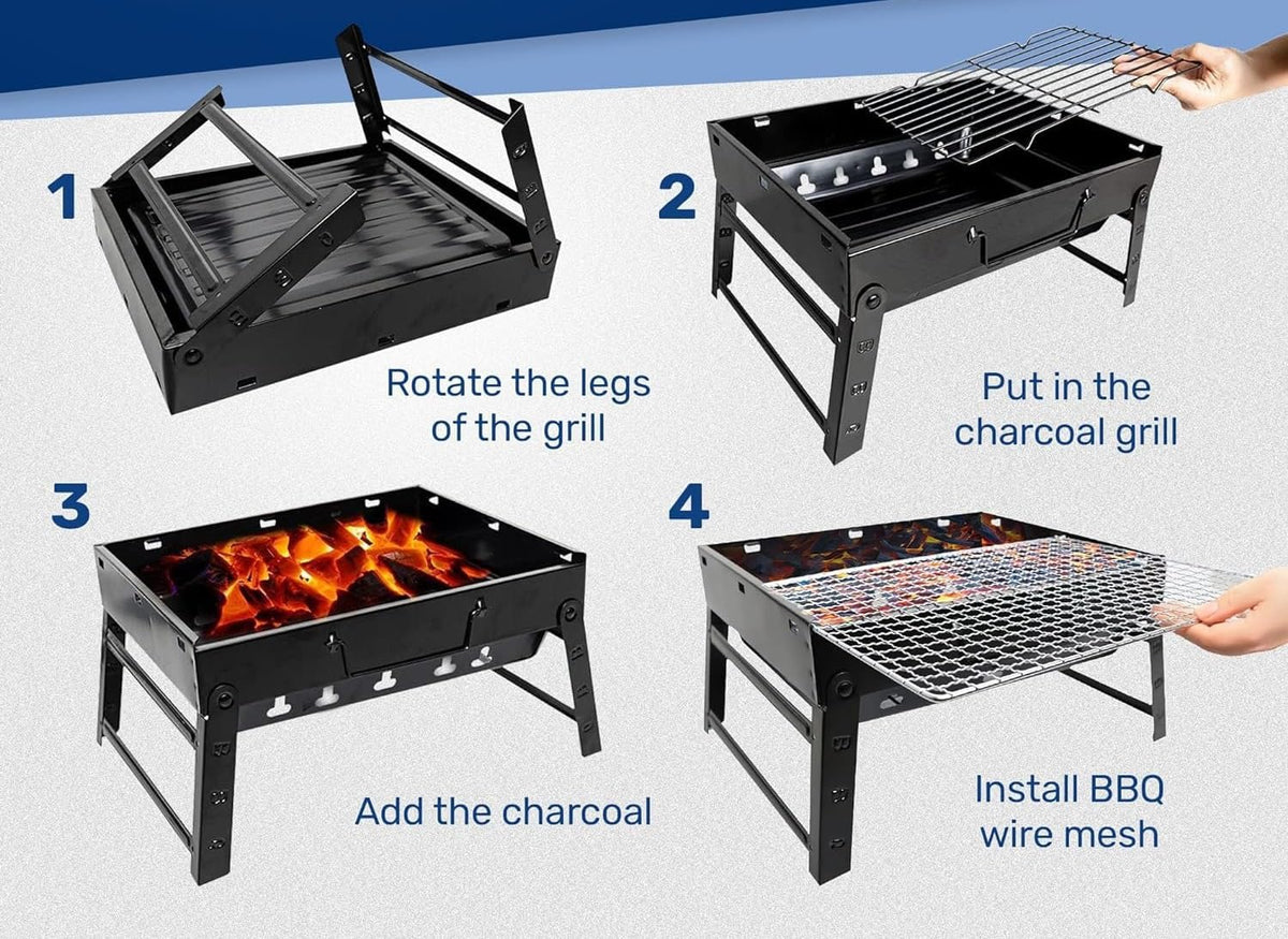 SURPZON compact folding grill design fits small spaces