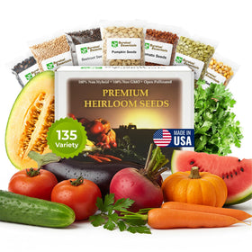 Survival Essentials heirloom seed vault covers 9 zones for versatile planting options