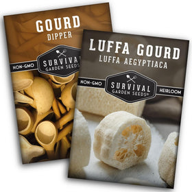 SURVIVAL GARDEN SEEDS dipper gourd seed packet for open-pollinated gardening