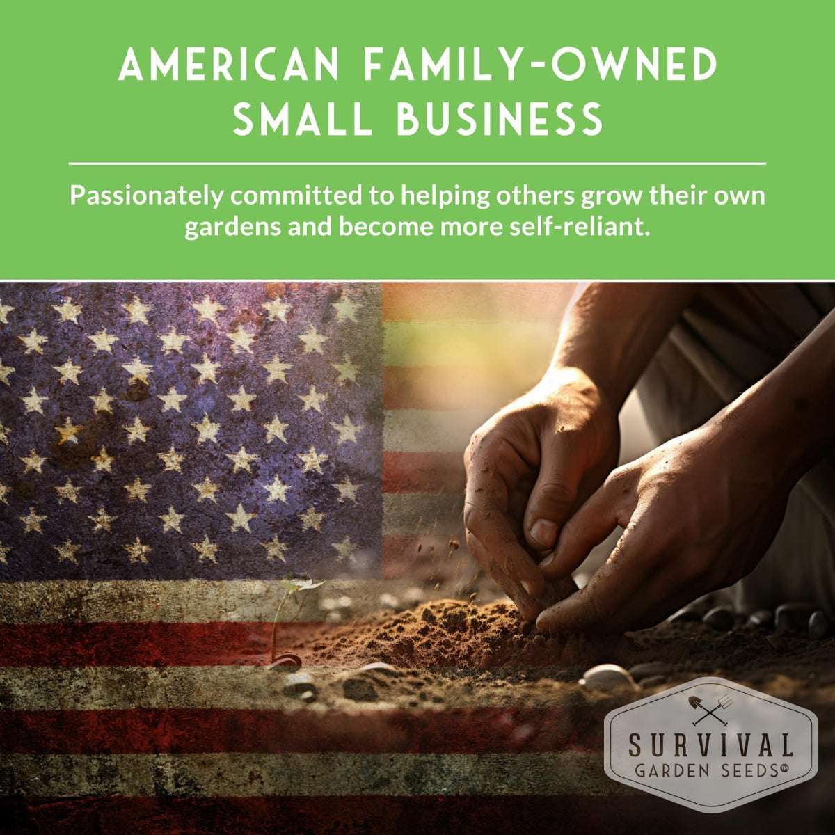 Survival Garden Seeds family-owned brand and heirloom seeds