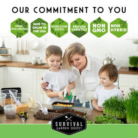 SURVIVAL GARDEN SEEDS family-owned USA small business brand