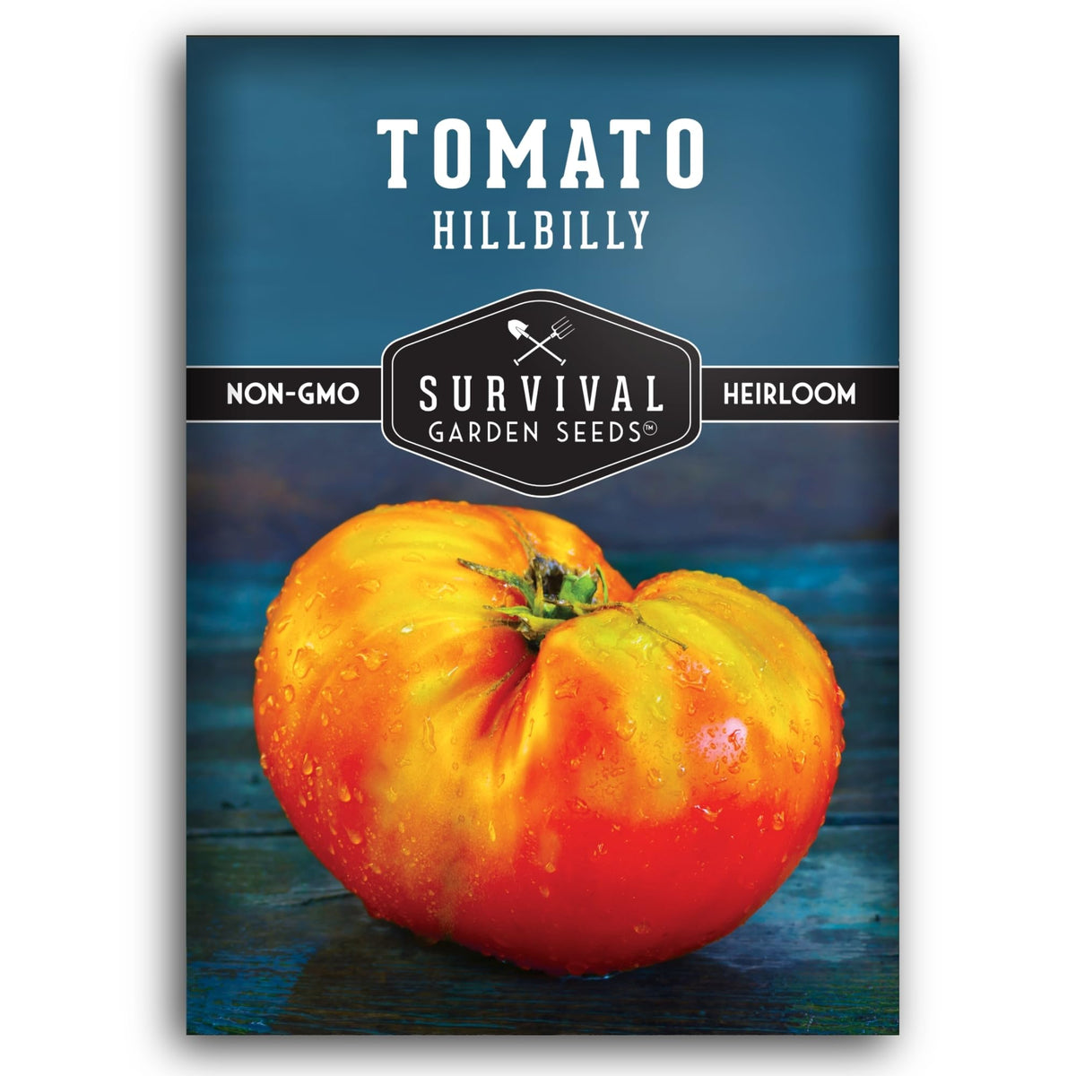 SURVIVAL GARDEN SEEDS Hillbilly tomato seed pack for home gardening and heirloom flavor.