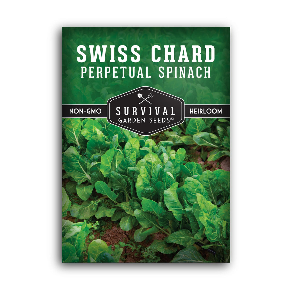 Survival Garden Seeds Perpetual Spinach seeds germinate quickly for rapid greens.