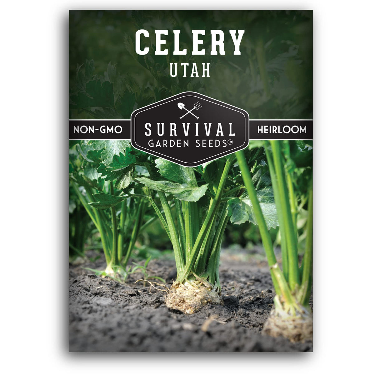 Survival Garden Seeds Tall Utah celery seed packet ideal for fresh eating