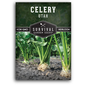Survival Garden Seeds Tall Utah celery seed packet ideal for fresh eating