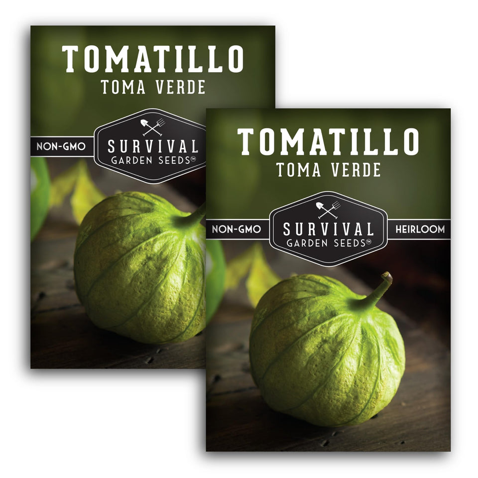 SURVIVAL GARDEN SEEDS Toma Verde seeds pack for home gardening.