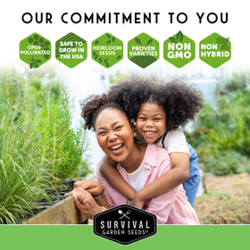 Survival Garden Seeds open-pollinated, untreated seeds supporting traditional seed-saving goals.