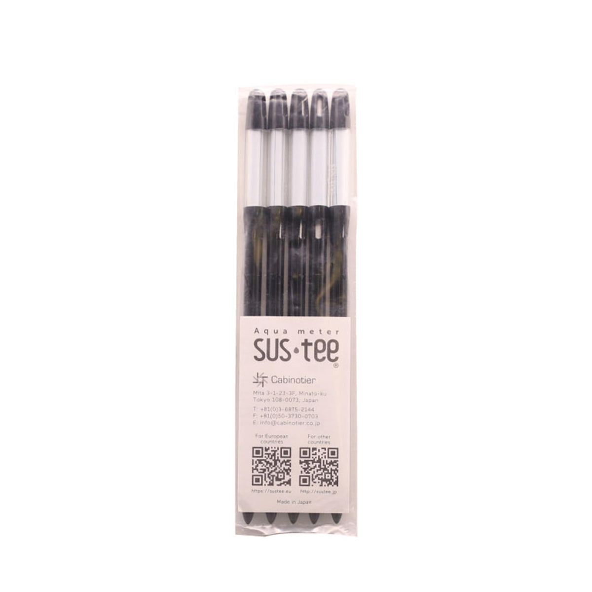Sustee Aquameter in-soil monitor shows color changes for quick watering cues.