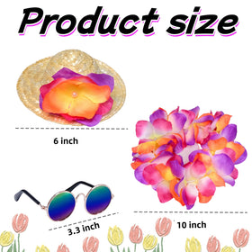 Susuling Hawaiian goose lei adds vibrant, easy-to-secure tropical color.