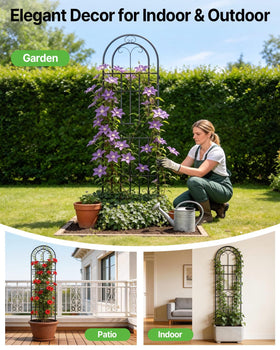 Suteck Trellis can be joined for wider coverage or used separately.
