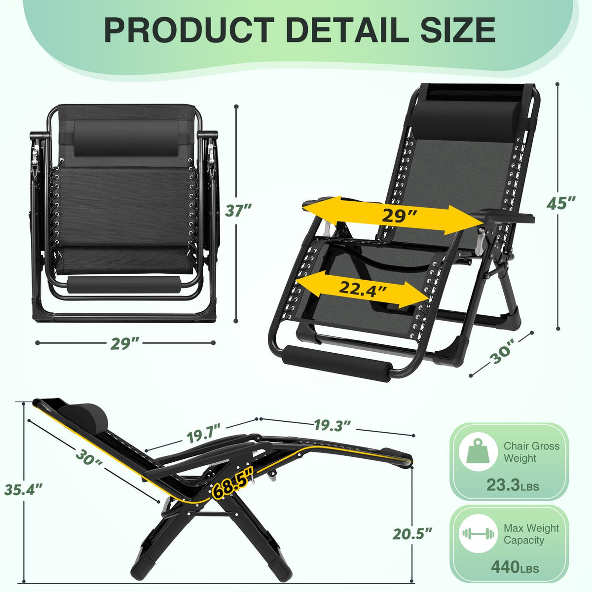Suteck chair with adjustable headrest providing ergonomic support during rest.