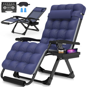 Suteck Oversized Zero Gravity Chair folded for easy transport and storage