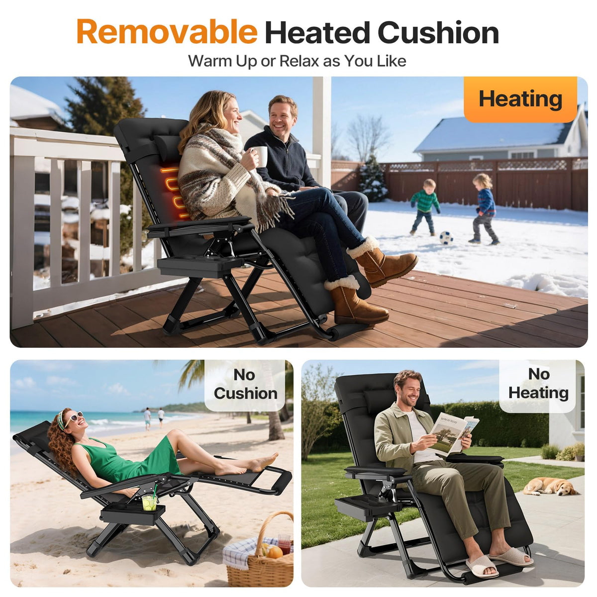 Suteck chair armrests and large cup holder for easy access