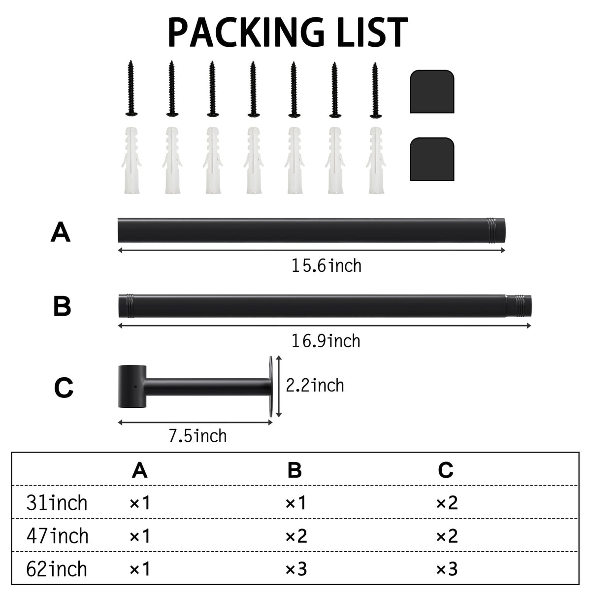 SUTINE wall-mounted plant hanger in black metal maximizes wall space and secures pots.