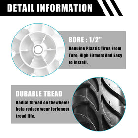 Sutmorly 11-inch rear wheel compatible with Toro 20959 for reliable performance.