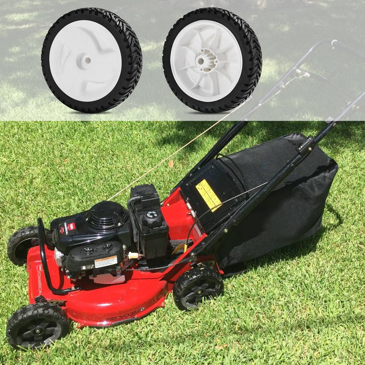 Two-pack Sutmorly wheels replace Toro 14424 with reliable performance.