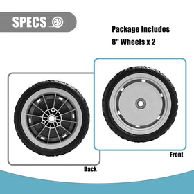 Sutmorly 8-inch front wheel for Toro is easy to install and replace