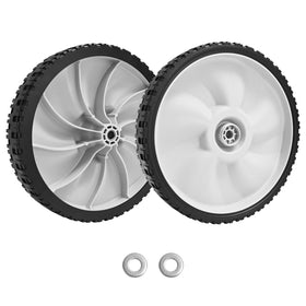 Sutmorly durable plastic wheel delivers reliable performance on varied terrain.