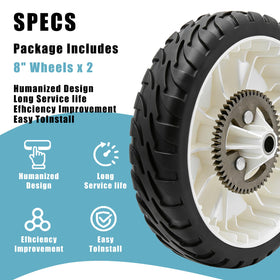 Sutmorly easy-install wheel kit speeds replacement.