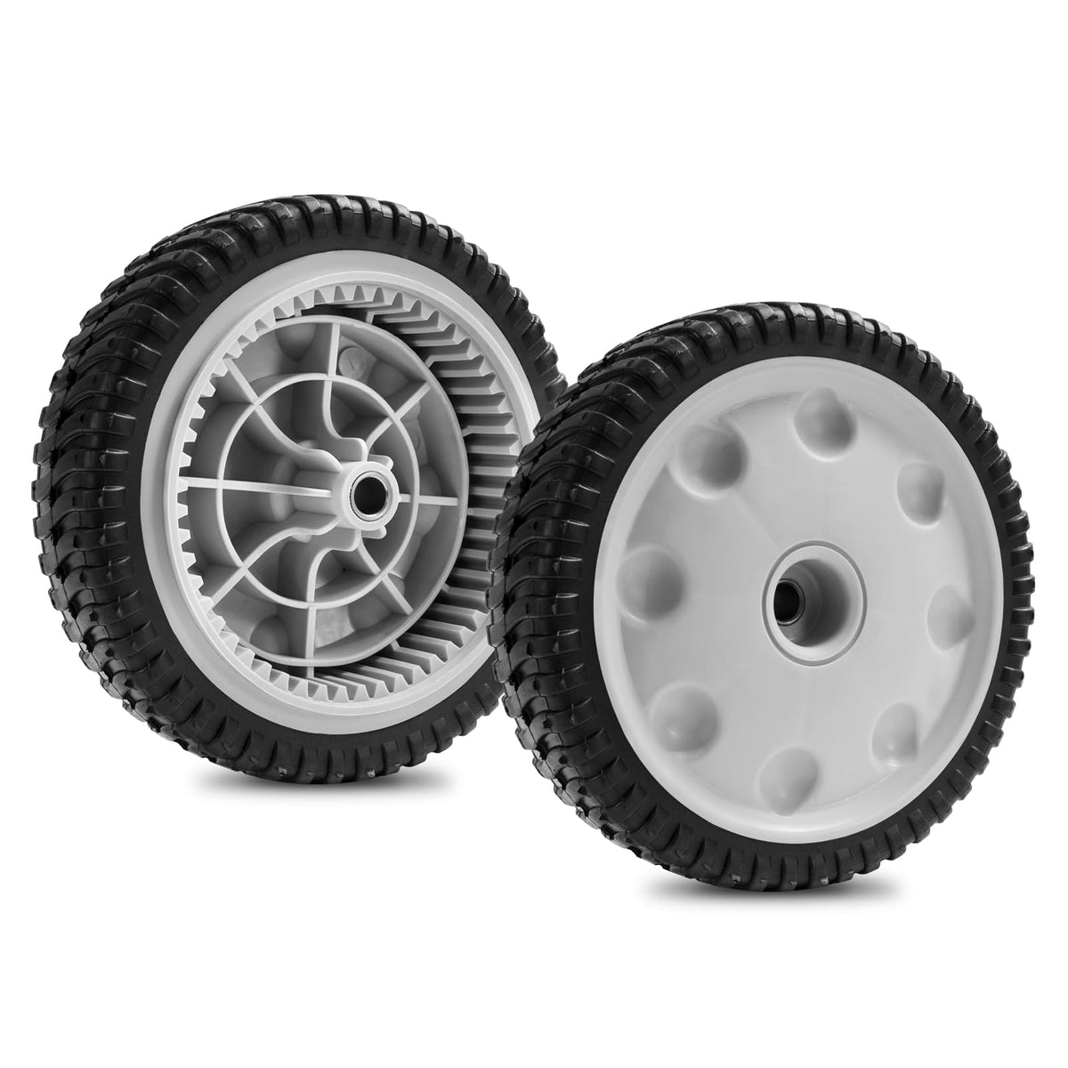 Sutmorly front drive wheel 2-pack boosts traction on slick grass