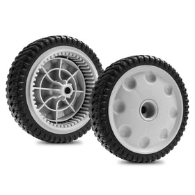 Sutmorly front drive wheel 2-pack boosts traction on slick grass