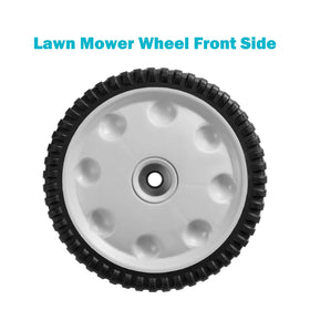 Sutmorly front wheels compatible with Tuff-Cut models for versatile mowing