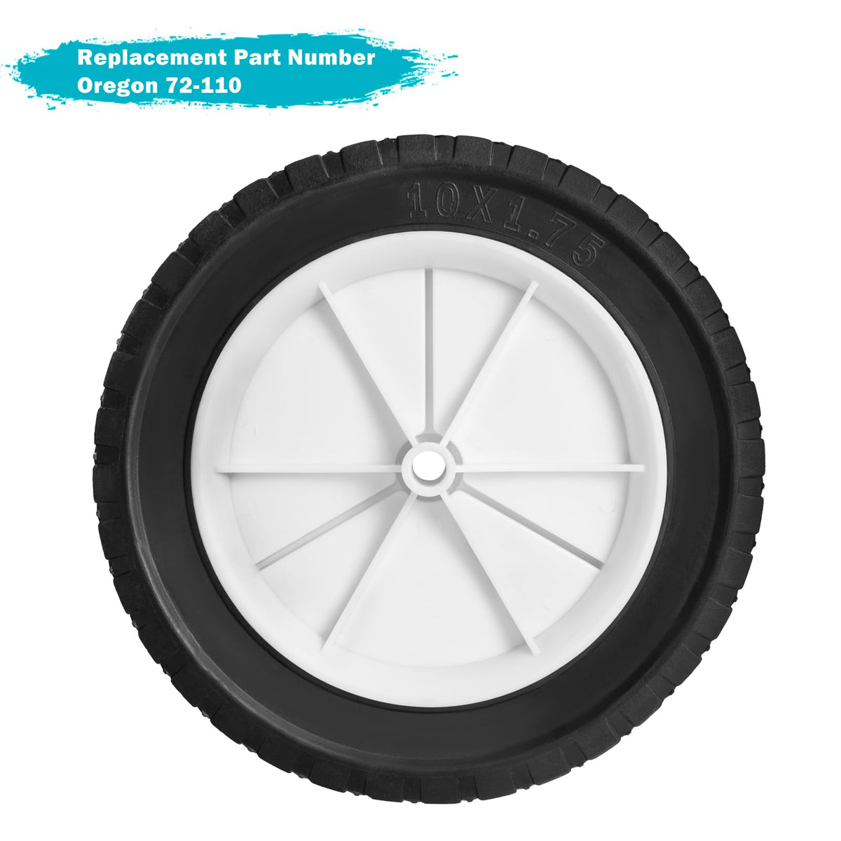 Sutmorly 72-110 replacement wheel for Oregon compatibility in a ready-to-install package