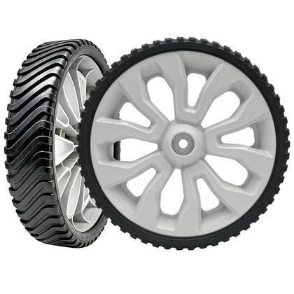 Sutmorly 11-inch rear wheel for Troy-Bilt walk-behind mowers improves maneuverability