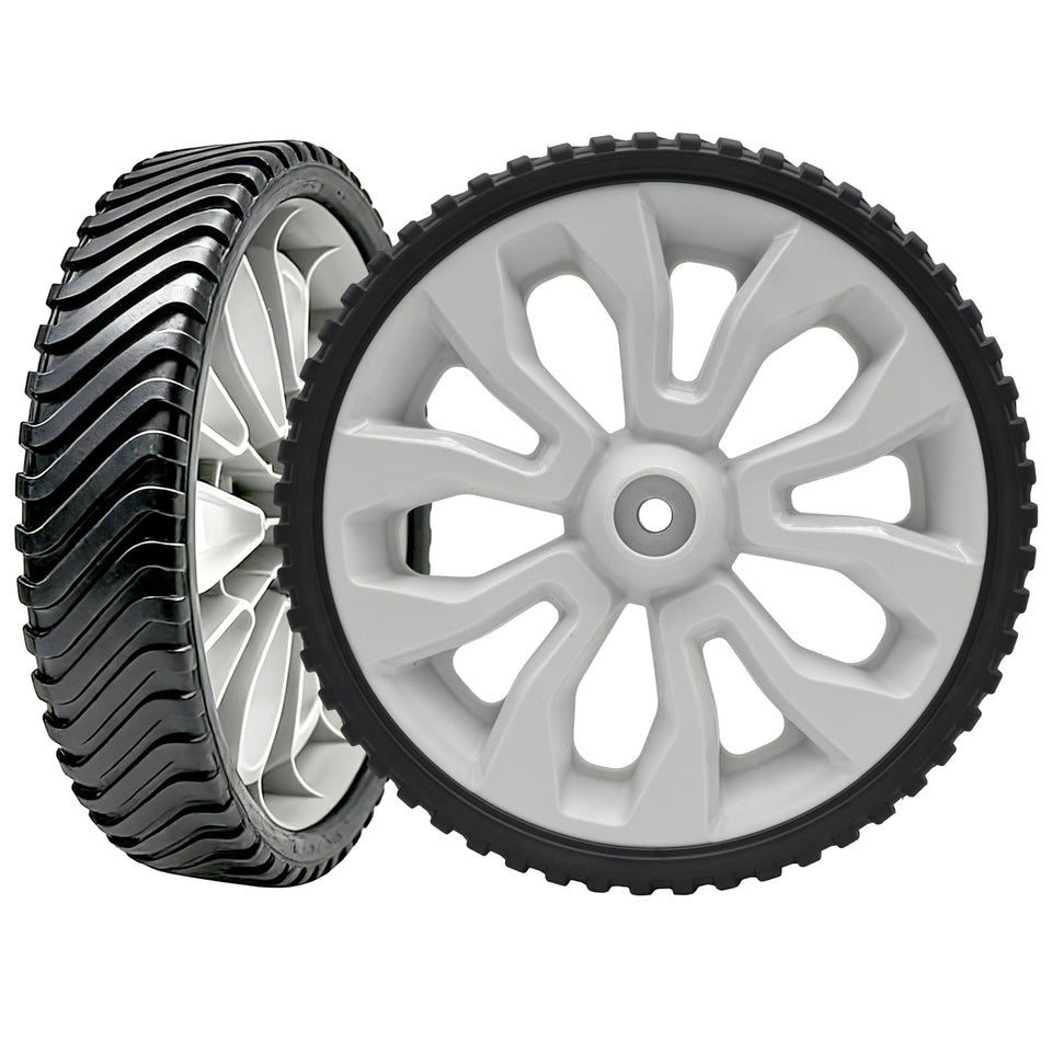 Sutmorly 11-inch rear wheel for Troy-Bilt walk-behind mowers improves maneuverability