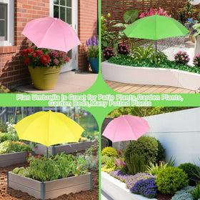 SUTROMA adjustable-height plant umbrella ready to tailor shade.